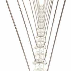 ΑΚΙΔΕΣ ΑΠΩΘΗΣΗΣ ΠΕΡΙΣΤΕΡΙΩΝ Ε20: διαστάσεις 50,00 x 6,00 x 11,00 cm (40 ακίδες ανά μετρο)