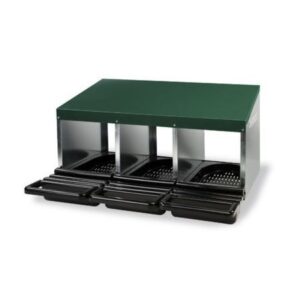 Φωλιά κότας, 3 θέσεων, με πλαστικό καλάθι