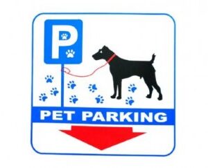 Πινακίδα 'Pet Parking', έγχρωμη, αλουμίνο Κωδικός Προϊόντος:07.94.025