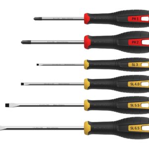 Σετ 6 Κατσαβίδια 444405 HSS SL/PH (PH1,PH2,SL3,SL4,SL5.5,SL6.5) Κωδικός 210126