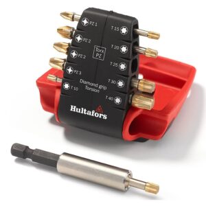 Σετ 10 Μύτες με Μαγνητικό Κατσαβίδι 448705 Torsion Diamond Bits TDB Torx/PZ Κωδικός 210140
